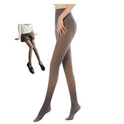 Damen Strumpfhosen Thermo verdickte Leggings Plüschstrümpfe Perfekt Warm Fleece Pantyhose Beine abnehmen Gefälschte durchscheinend wärmende Thermostrumpfhose für Damen von NerYuo