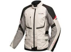 Motorradjacke NERVE "Outback" Jacken Gr. L, schwarz (hellgrau, weiß, schwarz) Motorradjacken von Nerf