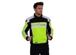 Motorradjacke NERVE "X 66" Jacken Gr. L, gelb (neongelb, weiß) Motorradjacken von Nerf