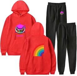 Nest Home Sweatshirts Two Piece Set Hoodies+Jogger Pant Rainbow Shark Clothes Women Men's Sets von Nest Home