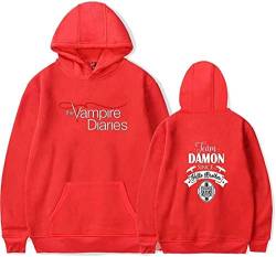 Nest Home The Vampire Diaries Merch Hoodies Damen / Herren Langarm Pullover Sweatshirts Harajuku Casual Kapuzenkleidung Unisex von Nest Home