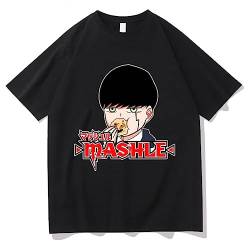 Nesthome Anime Mashle Magic and Muscles T Shirts Männer Frauen Sommer Hip Hop Y2k Vintage T-Shirts Baumwolle T-Shirt von Nesthome