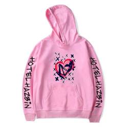 Nesthome Hazbin Hotel Hoodies Unisex Langarm Kapuzen Sweatshirts Männer Frauen Mode Pullover Anime Kleidung von Nesthome