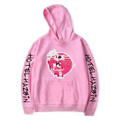 Nesthome Hazbin Hotel Hoodies Unisex Langarm Kapuzen Sweatshirts Männer Frauen Mode Pullover Anime Kleidung von Nesthome