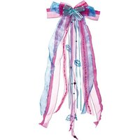 Nestler Schultüte Schleife mit Perlen, Pink / Hellblau, für Mädchen von Nestler