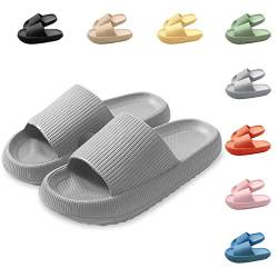 Neteson Cozyslides Original Damen Hausschuhe Wolken Schlappen Original Weich Rutschfest Badeschuhe Herren EVA Sommer Badeschlappen Sandalen Gummi Pantoletten von Neteson