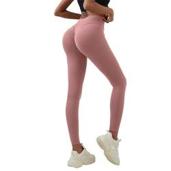 Neteson Scrunch Butt Leggings Damen High Waist Sport Booty Scrunch Leggings Push Up Sporthose Seamless für Yoga Gym Fitness Laufhose von Neteson