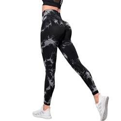 Neteson Scrunch Butt Leggings Damen High Waist Sport Leggings Booty Scrunch Lang Seamless Yoga Gym Hosen Push Up von Neteson