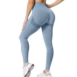 Neteson Scrunch Butt Leggings Damen High Waist Sport Leggings Booty Scrunch Lang Seamless Yoga Gym Hosen Push Up von Neteson