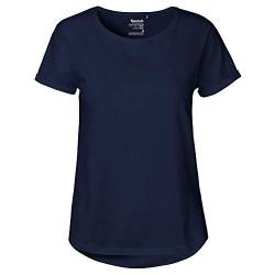 Ladies Roll Up Sleeve T-Shirt, Größe:L, Farbe:Navy von Neutral