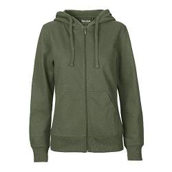 Neutral - Damen Sweatjacke 'Zip Hoodie' / Military, XL von Neutral