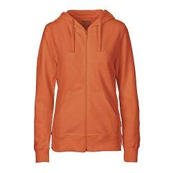 Neutral - Damen Sweatjacke 'Zip Hoodie' / Orange, M von Neutral