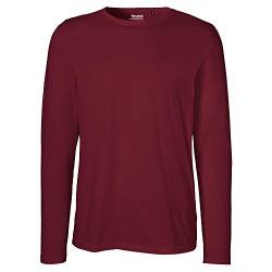 Neutral - Herren Longsleeve/Bordeaux, 3XL von Neutral