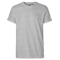 Neutral - Herren Roll-Up-Sleeve T-Shirt/Sports Grey, M von Neutral