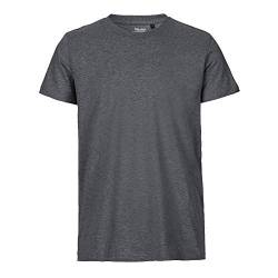 Neutral - Herren T-Shirt 'Fitted' / Dark Heather, L von Neutral