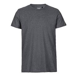 Neutral - Herren T-Shirt 'Fitted' / Dark Heather, XL von Neutral