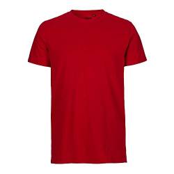 Neutral - Herren T-Shirt 'Fitted' / Red, L von Neutral