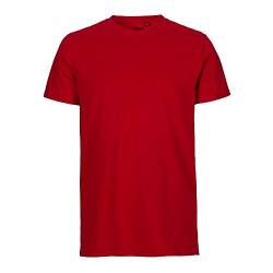 Neutral - Herren T-Shirt 'Fitted' / Red, M von Neutral