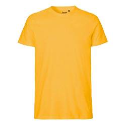 Neutral - Herren T-Shirt 'Fitted' / Yellow, M von Neutral