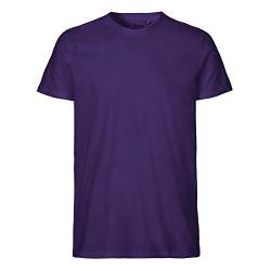 Neutral Mens Fitted T-Shirt, Größe:L, Farbe:Purple von Neutral
