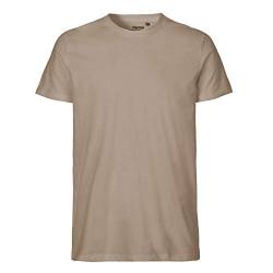 Neutral Mens Fitted T-Shirt, Größe:L, Farbe:Sand von Neutral