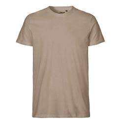 Neutral Mens Fitted T-Shirt, Größe:XL, Farbe:Sand von Neutral