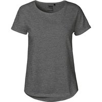 Neutral Rundhalsshirt Damen Roll Up Sleeve T-Shirt / Single Jersey Strick von Neutral