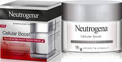 Neutrogena Cellular Boost Nachtcreme Mit Vitamin C Und Hexinol Collagen-Boosting, 1er Pack (1 x 50 ml) von Neutrogena