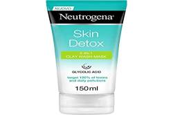Neutrogena Gesichtspeeling, Skin Detox, Reinigungsmaske Ton, 150 ml von Neutrogena