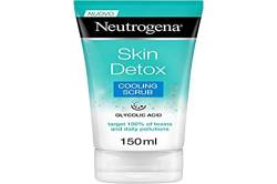 Neutrogena Gesichtspeeling-Creme, Skin Detox, tägliche Reinigung von Toxinen mit Glykolsäure, erfrischende Wirkung, 150 ml von Neutrogena