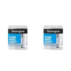 Neutrogena Hydro Boost Gesichtscreme, Revitalising Booster mit Hyaluron & Antioxidantien, ölfrei, 50 ml (Packung mit 2) von Neutrogena