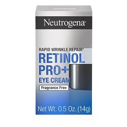 Neutrogena Rapid Wrinkle Repair Retinol Pro+ Anti-Wrinkle Eye Cream, Targeted Eye Cream for Wrinkles & Dark Circles, Formuliert ohne Duft, Farbstoffe, Phthalate und Parabene, 0,5 oz von Neutrogena