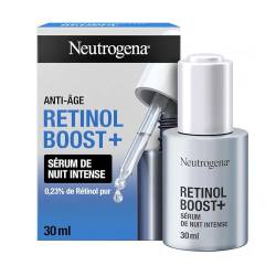 Neutrogena | Retinol Boost+ Intensives Anti-Aging Nacht-Serum (30 ml Flasche mit Pipette) - Nährendes Anti-Aging-Serum mit Retinol - Gesichtspflege zur Reduzierung des Auftretens auch tiefer Falten von Neutrogena