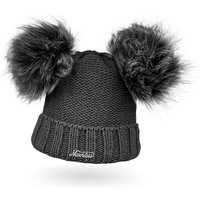 Neverless Bommelmütze Warme Strickmütze Damen Wintermütze Bommelmütze gefüttert mit Bommel Neverless® von Neverless