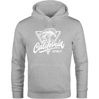 Neverless Hoodie California Republic Hoodie Herren Wave Surf bedruckt Kapuzen-Pullover Männer Neverless® von Neverless