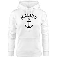 Neverless Hoodie Hoodie Damen Anker Malibu Anchor Kapuzen-Pullover Neverless® von Neverless