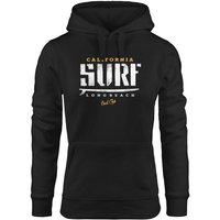 Neverless Hoodie Hoodie Damen Surf-Brett Design Kapuzen-Pullover Neverless® von Neverless