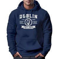 Neverless Hoodie Hoodie Herren Dublin Irland Retro Design Print Aufdruck Kapuzen-Pullover Männer Fashion Streetstyle Neverless® von Neverless