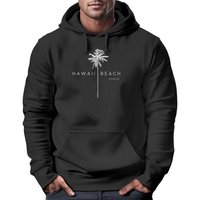 Neverless Hoodie Hoodie Herren Hawaii Beach Palme Kapuzen-Pullover Männer Neverless® von Neverless