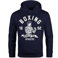 Neverless Hoodie Hoodie Herren Retro Vintage Boxer Boxen Kapuzen-Pullover Männer Neverless® von Neverless