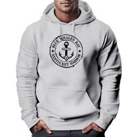 Neverless Hoodie Hoodie Herren maritimes Anker Motiv Anchor Print Vintage Stil Kapuzen-Pullover Männer Neverless® von Neverless