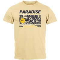 Neverless Print-Shirt Herren T-Shirt Paradise Unlimited Sommer Motiv Aufdruck Teachwear Fash mit Print von Neverless