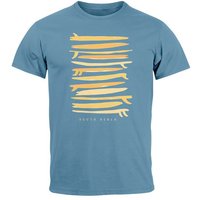 Neverless Print-Shirt Herren T-Shirt Surfboards South Beach California USA Sommer Surfing Fa mit Print von Neverless