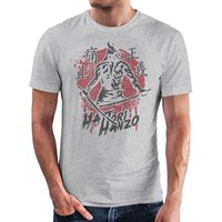 Neverless Print-Shirt Neverless® Herren T-Shirt Samurai japanische Schriftzeichen Schriftzug Hattori Hanzo Fashion Streetstyle mit Print von Neverless