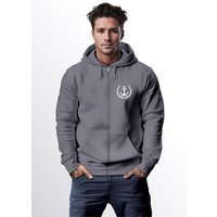 Neverless Sweatjacke Herren Sweatjacke mit Kapuze Zip-Hoodie Motiv Anker Meer Boot Männer F von Neverless