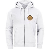 Neverless Sweatjacke Zip Hoodie Herren Outdoor Motiv Bäume Sweatjacke mit Kapuze Logoprint von Neverless