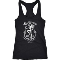 Neverless Tanktop Damen Tank-Top Ankermotiv High Tides Nautical Supplies Frauenmotiv Racerback Neverless® von Neverless