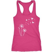 Neverless Tanktop Damen Tank-Top Pusteblume Schmetterlinge Dandelion Butterflys Racerback Neverless® von Neverless