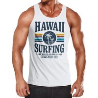 Neverless Tanktop Herren Tank-Top Hawaii Surfing Sommer Strand Palme Print Muskelshirt Muscle Shirt Neverless® mit Print von Neverless