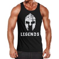 Neverless Tanktop Herren Tank Top Legends Legends Sparta Spartaner Helm Neverless Neverless® mit Print von Neverless